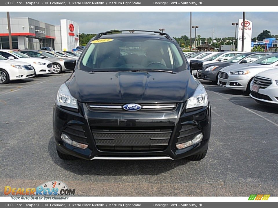 2013 Ford Escape SE 2.0L EcoBoost Tuxedo Black Metallic / Medium Light Stone Photo #24