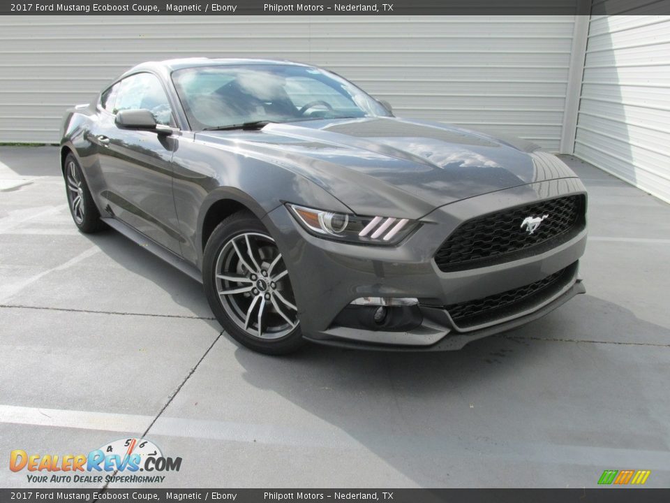 Front 3/4 View of 2017 Ford Mustang Ecoboost Coupe Photo #2