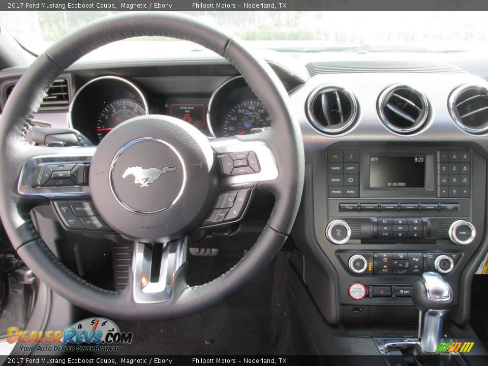 2017 Ford Mustang Ecoboost Coupe Steering Wheel Photo #22