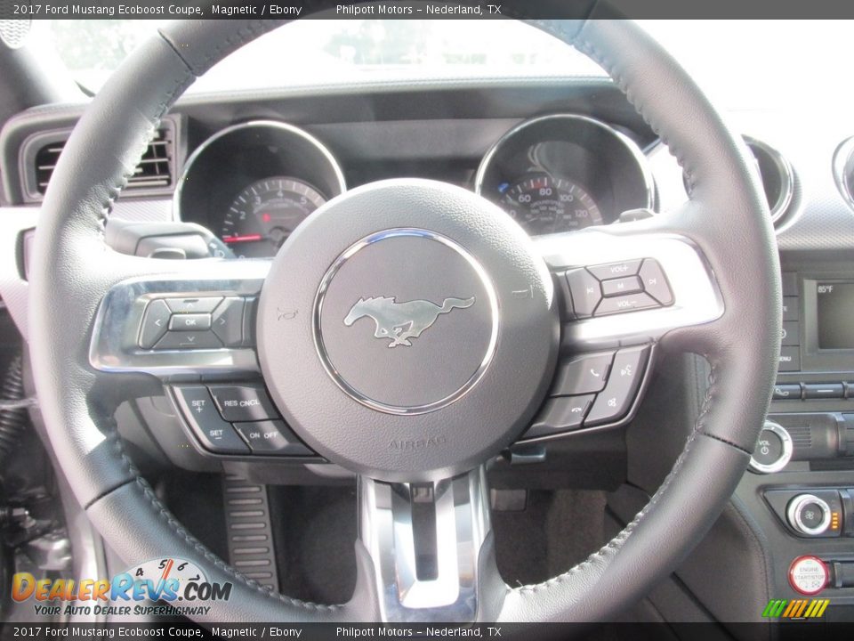 2017 Ford Mustang Ecoboost Coupe Steering Wheel Photo #27