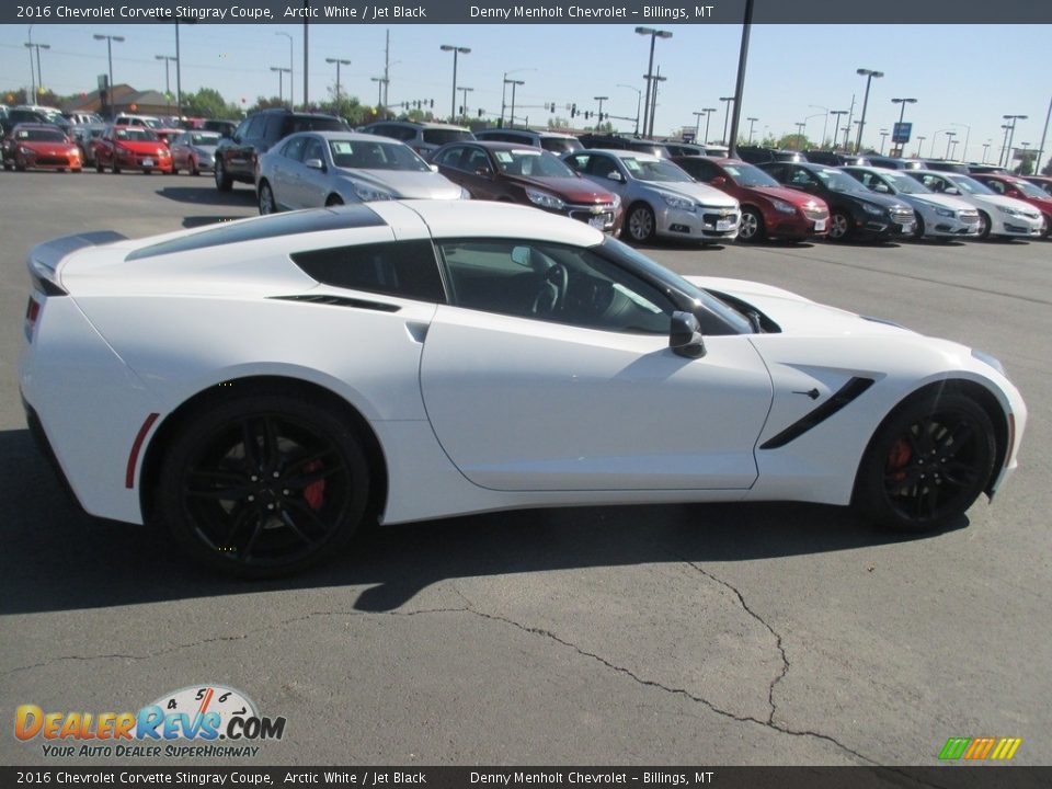 2016 Chevrolet Corvette Stingray Coupe Arctic White / Jet Black Photo #8