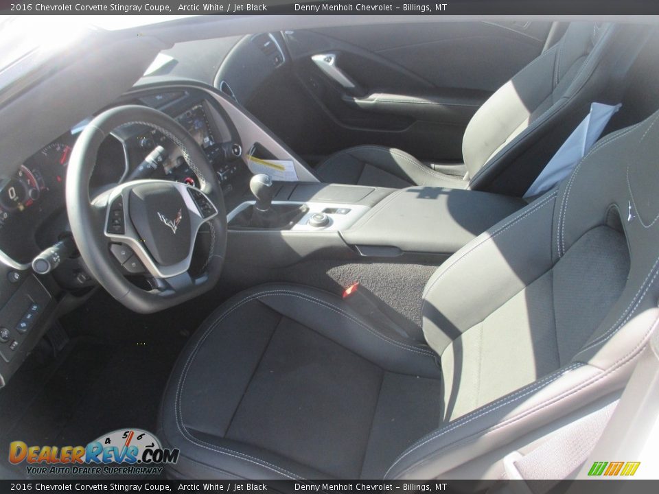2016 Chevrolet Corvette Stingray Coupe Arctic White / Jet Black Photo #9