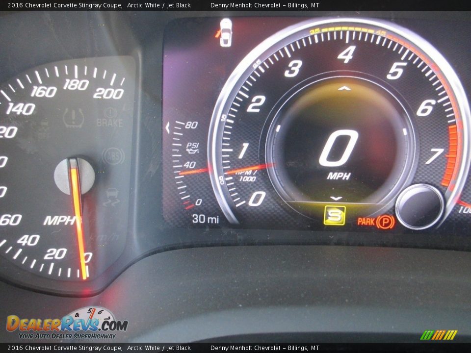 2016 Chevrolet Corvette Stingray Coupe Arctic White / Jet Black Photo #10