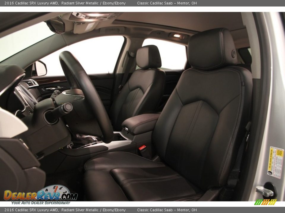 2016 Cadillac SRX Luxury AWD Radiant Silver Metallic / Ebony/Ebony Photo #5