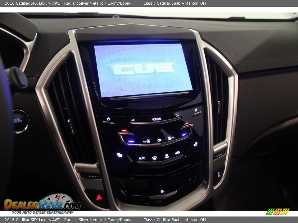 2016 Cadillac SRX Luxury AWD Radiant Silver Metallic / Ebony/Ebony Photo #8