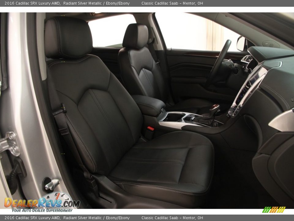 2016 Cadillac SRX Luxury AWD Radiant Silver Metallic / Ebony/Ebony Photo #11