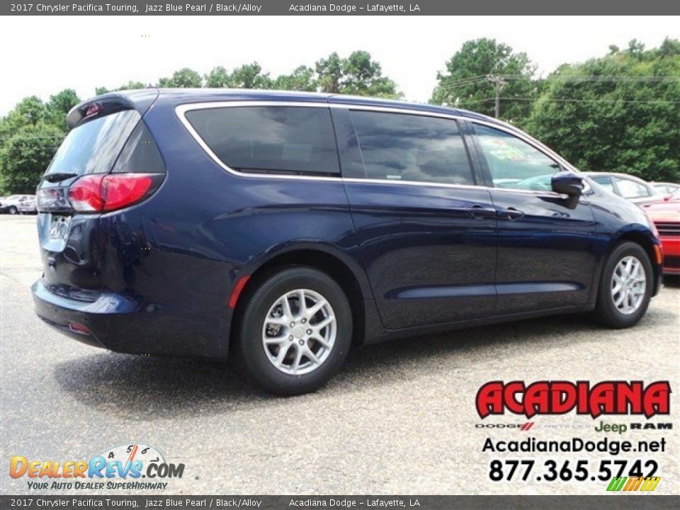 2017 Chrysler Pacifica Touring Jazz Blue Pearl / Black/Alloy Photo #3