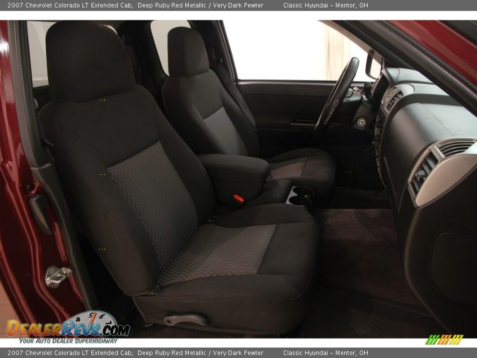 2007 Chevrolet Colorado LT Extended Cab Deep Ruby Red Metallic / Very Dark Pewter Photo #9