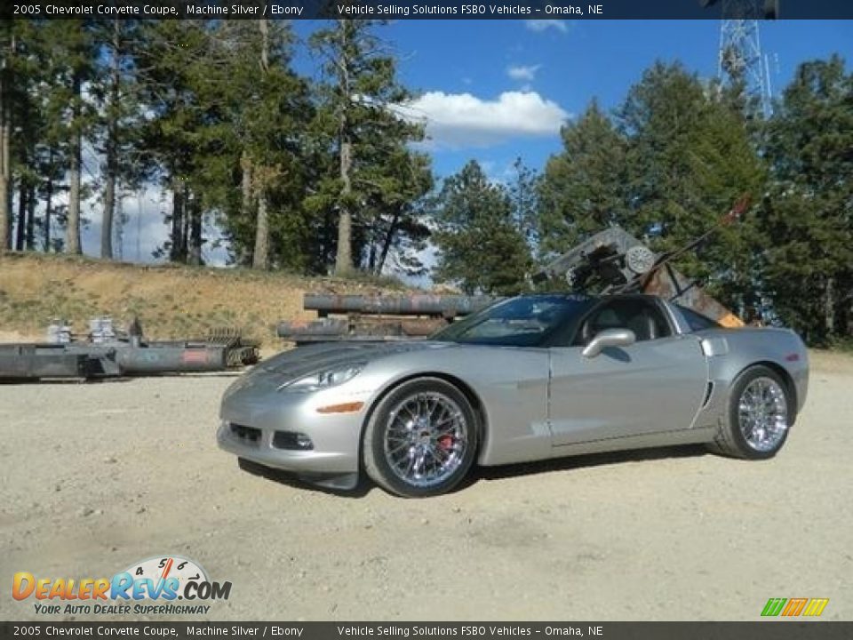 2005 Chevrolet Corvette Coupe Machine Silver / Ebony Photo #1