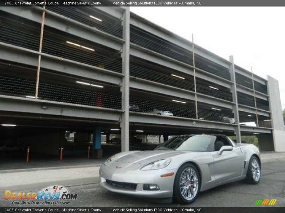 2005 Chevrolet Corvette Coupe Machine Silver / Ebony Photo #4