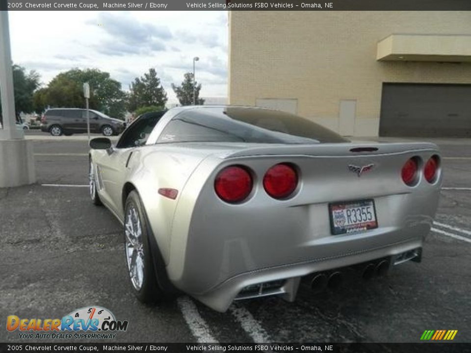 2005 Chevrolet Corvette Coupe Machine Silver / Ebony Photo #6