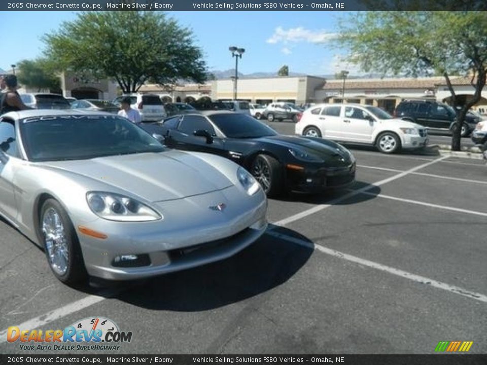 2005 Chevrolet Corvette Coupe Machine Silver / Ebony Photo #16