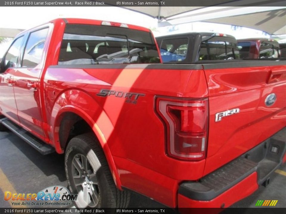 2016 Ford F150 Lariat SuperCrew 4x4 Race Red / Black Photo #5