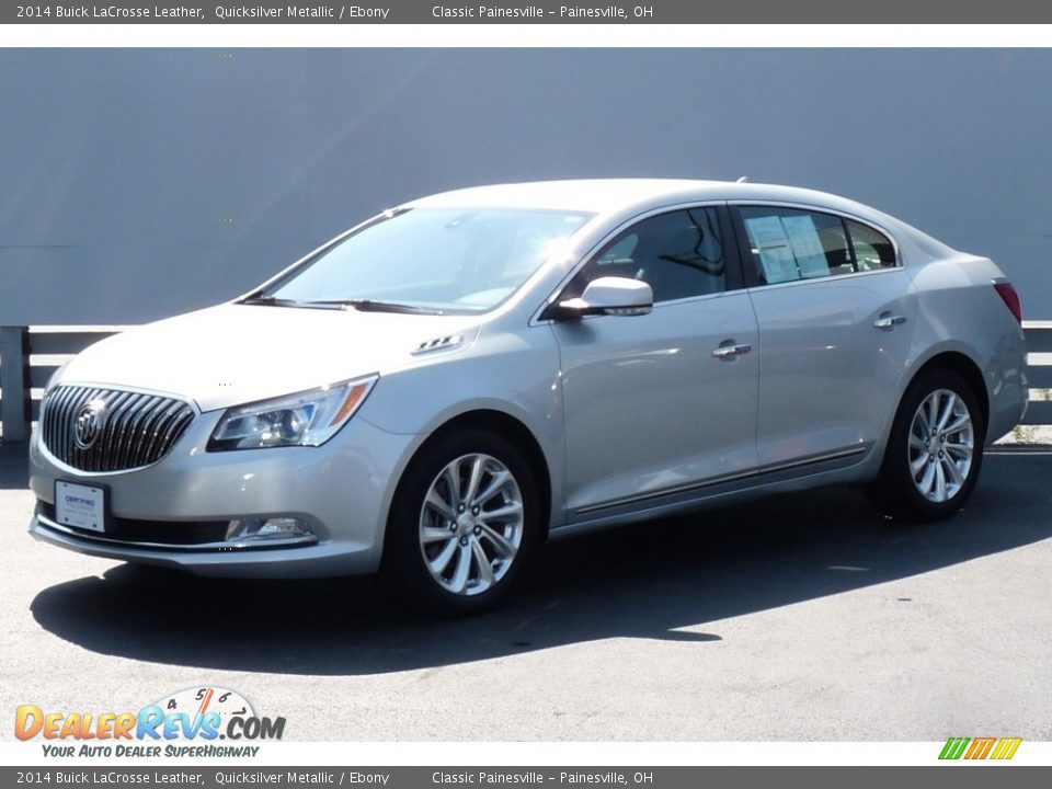 2014 Buick LaCrosse Leather Quicksilver Metallic / Ebony Photo #1