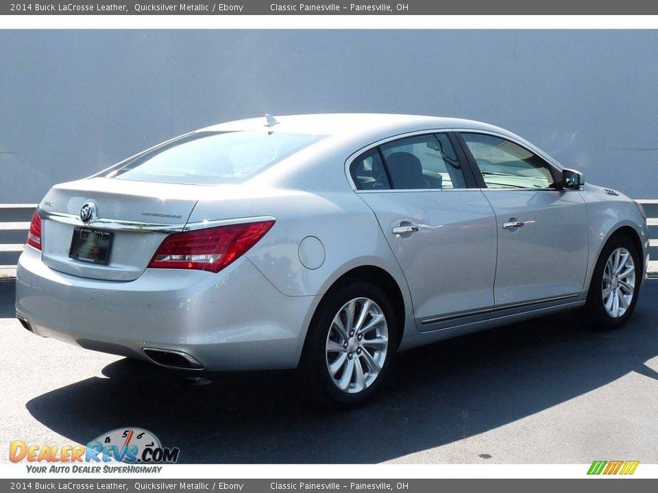 2014 Buick LaCrosse Leather Quicksilver Metallic / Ebony Photo #2