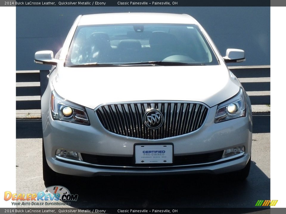 2014 Buick LaCrosse Leather Quicksilver Metallic / Ebony Photo #3