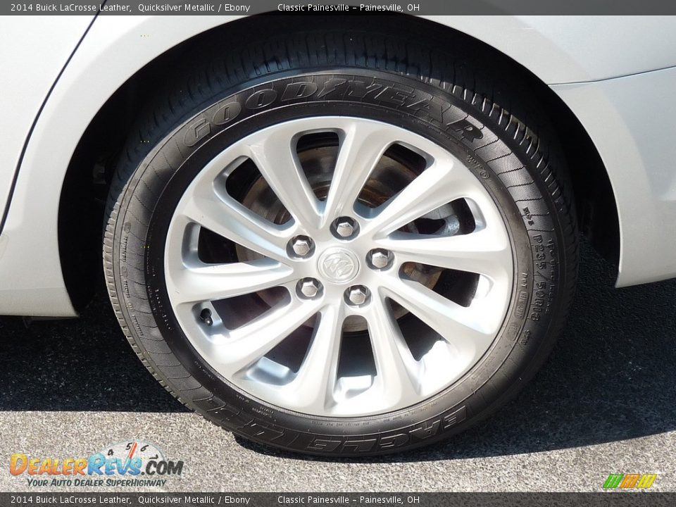 2014 Buick LaCrosse Leather Quicksilver Metallic / Ebony Photo #6