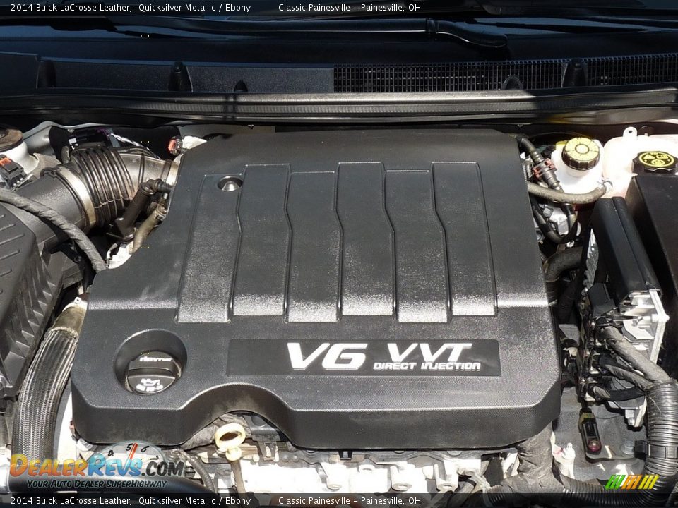 2014 Buick LaCrosse Leather Quicksilver Metallic / Ebony Photo #7