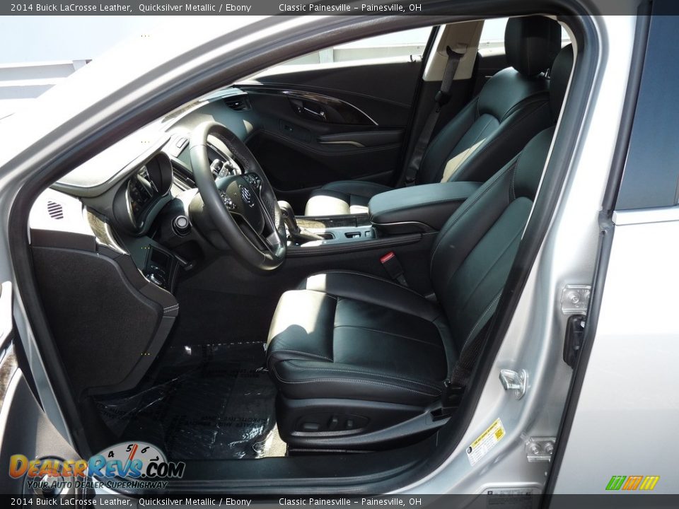 2014 Buick LaCrosse Leather Quicksilver Metallic / Ebony Photo #8
