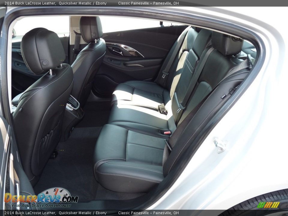 2014 Buick LaCrosse Leather Quicksilver Metallic / Ebony Photo #9