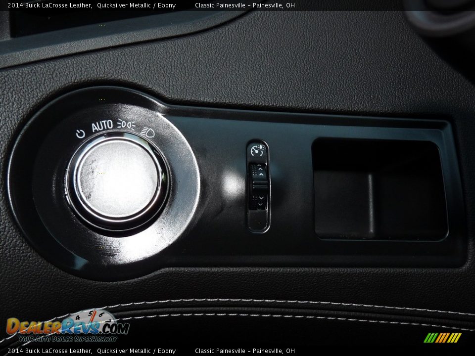2014 Buick LaCrosse Leather Quicksilver Metallic / Ebony Photo #11