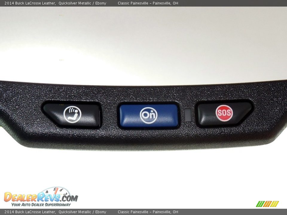 2014 Buick LaCrosse Leather Quicksilver Metallic / Ebony Photo #18