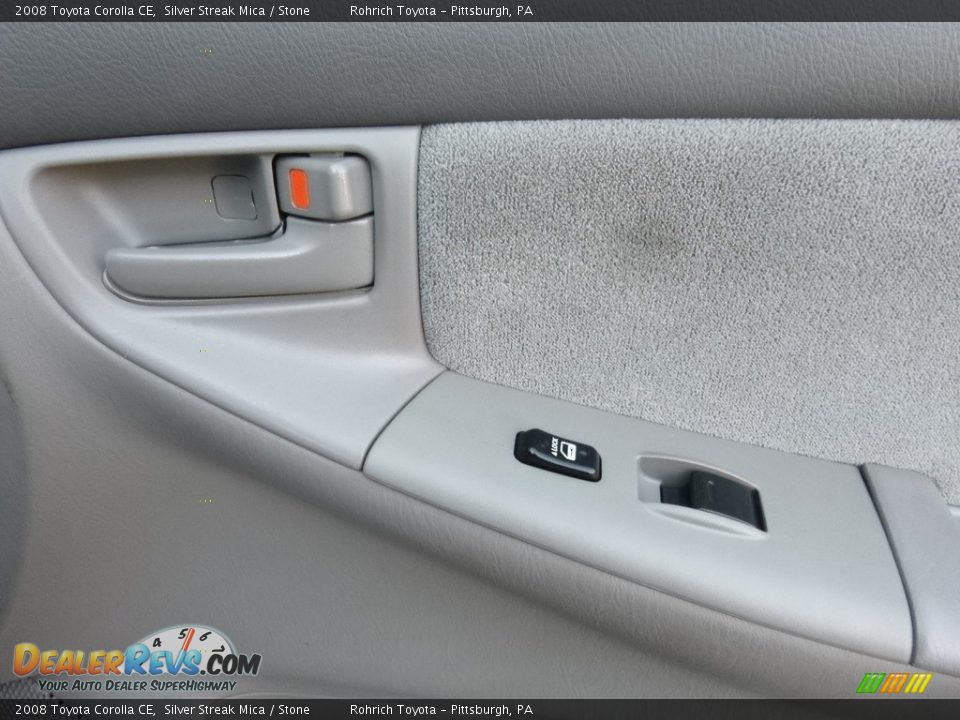 2008 Toyota Corolla CE Silver Streak Mica / Stone Photo #10