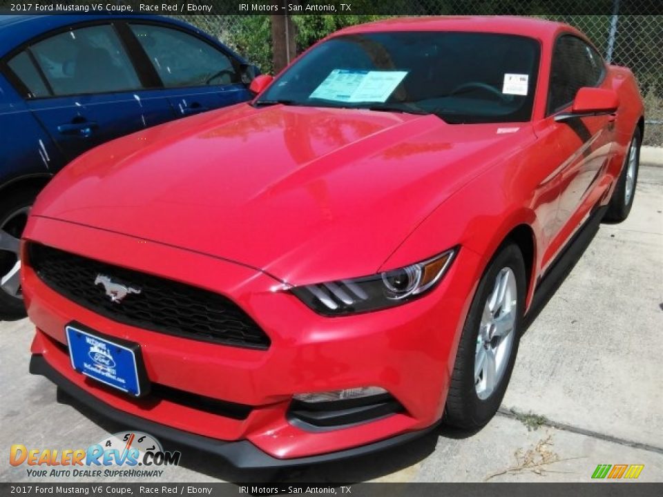 2017 Ford Mustang V6 Coupe Race Red / Ebony Photo #6
