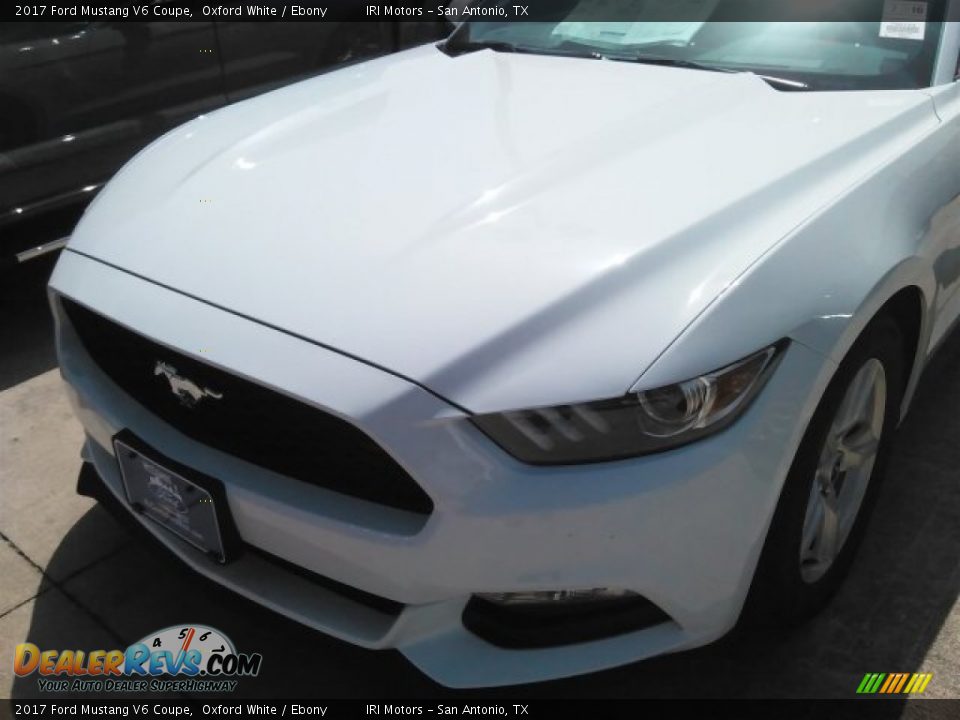2017 Ford Mustang V6 Coupe Oxford White / Ebony Photo #9