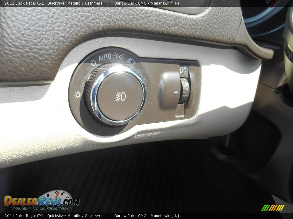 2011 Buick Regal CXL Quicksilver Metallic / Cashmere Photo #17