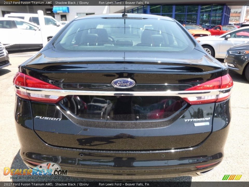 2017 Ford Fusion Titanium AWD Shadow Black / Ebony Photo #3