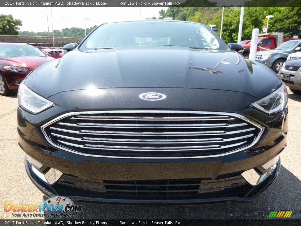 2017 Ford Fusion Titanium AWD Shadow Black / Ebony Photo #7