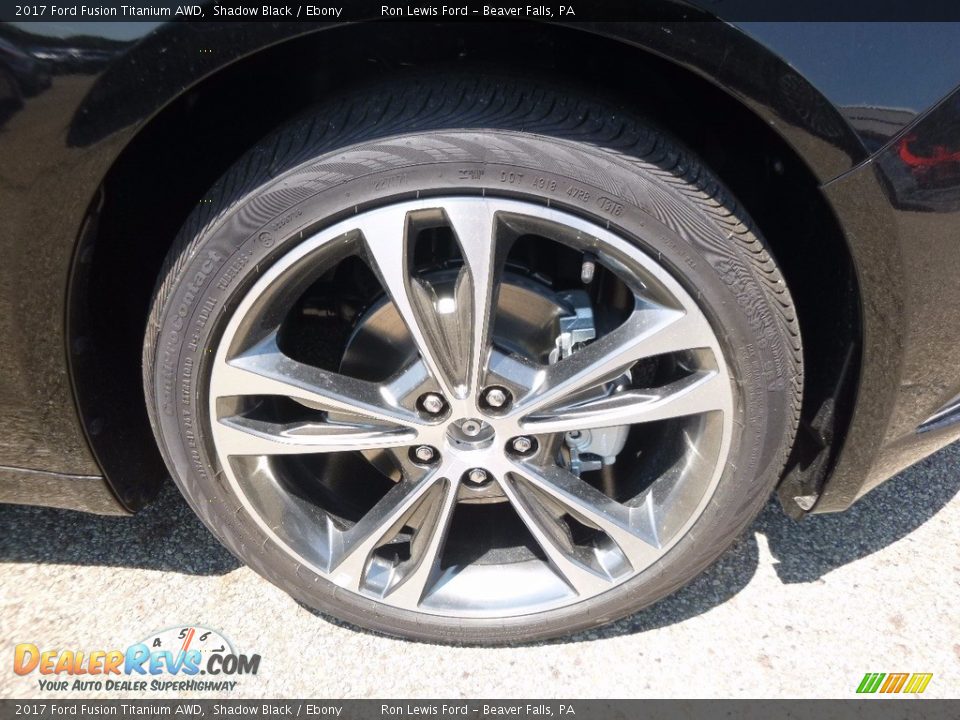 2017 Ford Fusion Titanium AWD Wheel Photo #9