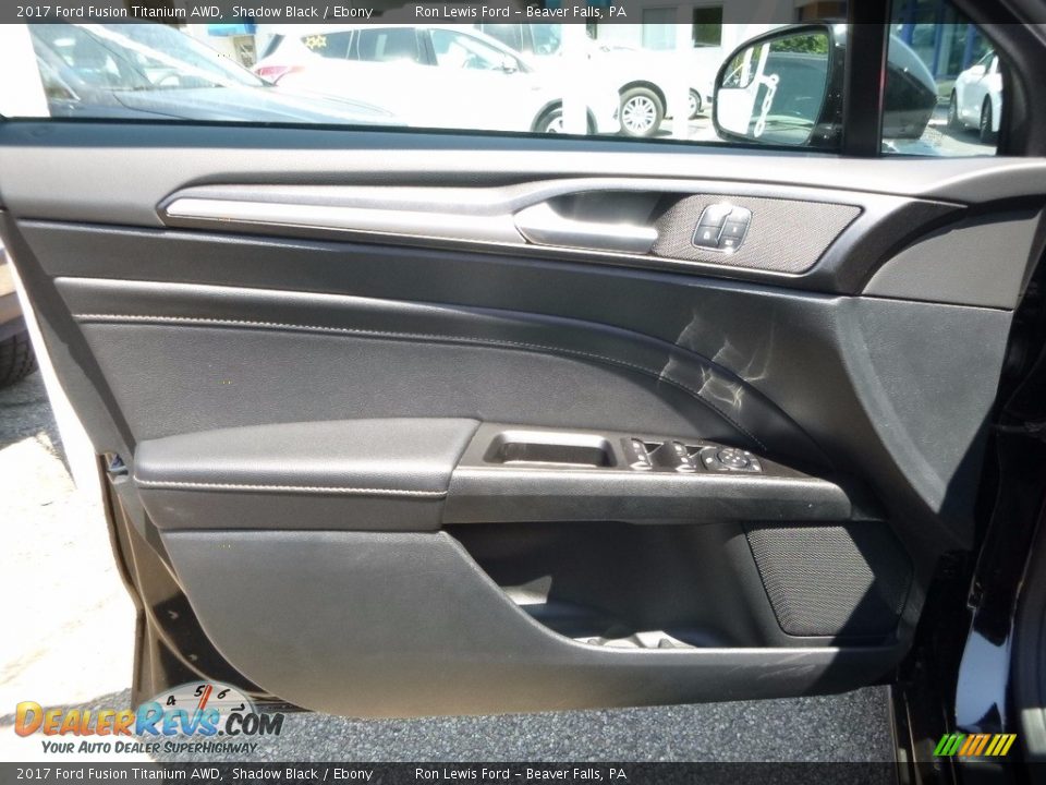 2017 Ford Fusion Titanium AWD Shadow Black / Ebony Photo #13