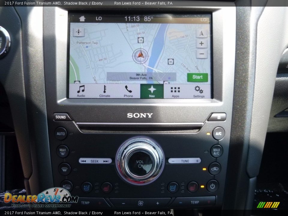 2017 Ford Fusion Titanium AWD Shadow Black / Ebony Photo #18