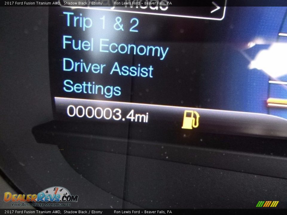 2017 Ford Fusion Titanium AWD Shadow Black / Ebony Photo #20