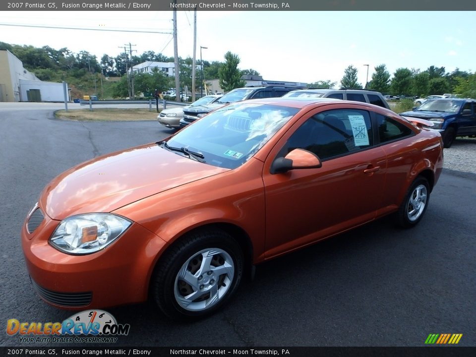 2007 Pontiac G5 Fusion Orange Metallic / Ebony Photo #1