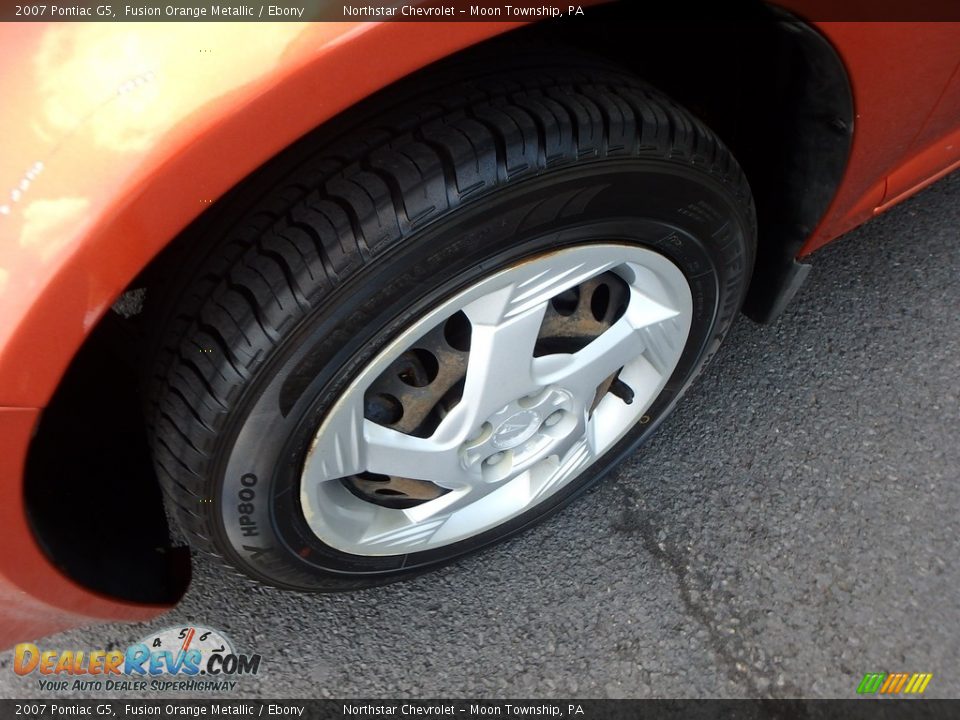 2007 Pontiac G5 Fusion Orange Metallic / Ebony Photo #7