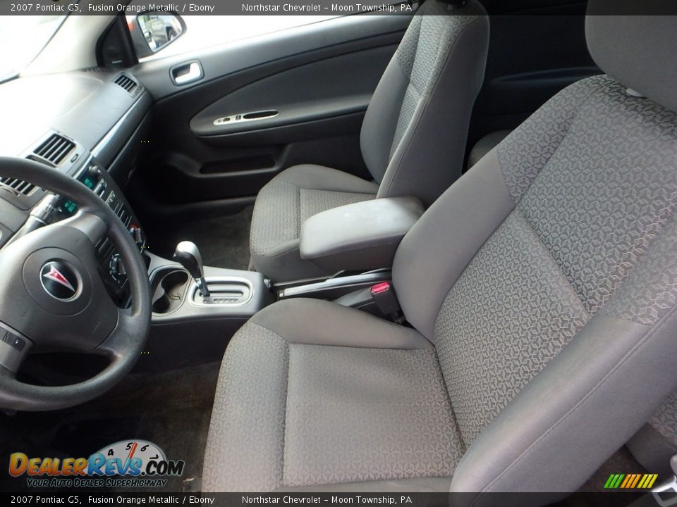 2007 Pontiac G5 Fusion Orange Metallic / Ebony Photo #8
