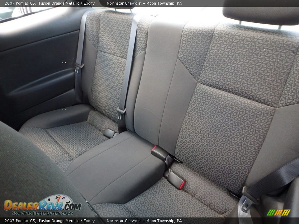 2007 Pontiac G5 Fusion Orange Metallic / Ebony Photo #9