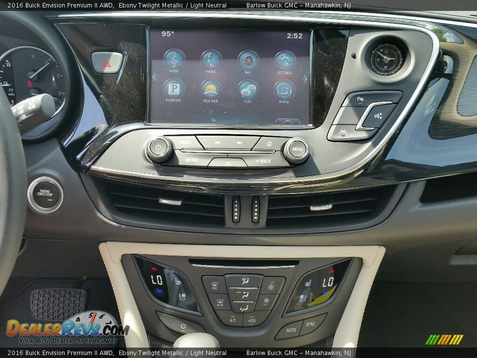 Controls of 2016 Buick Envision Premium II AWD Photo #9