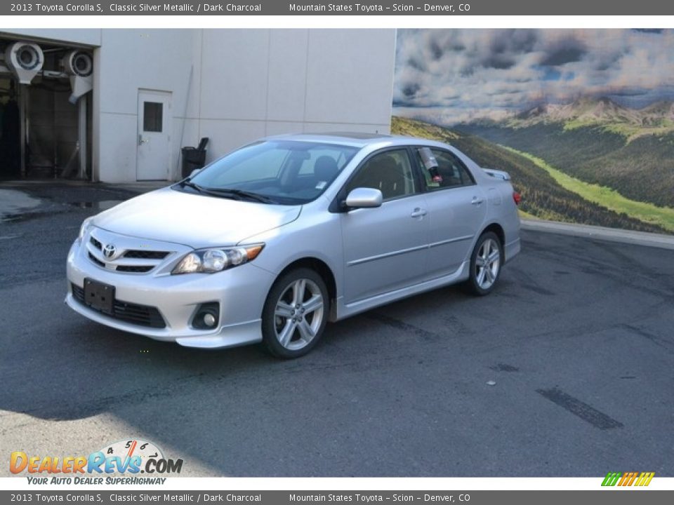2013 Toyota Corolla S Classic Silver Metallic / Dark Charcoal Photo #5