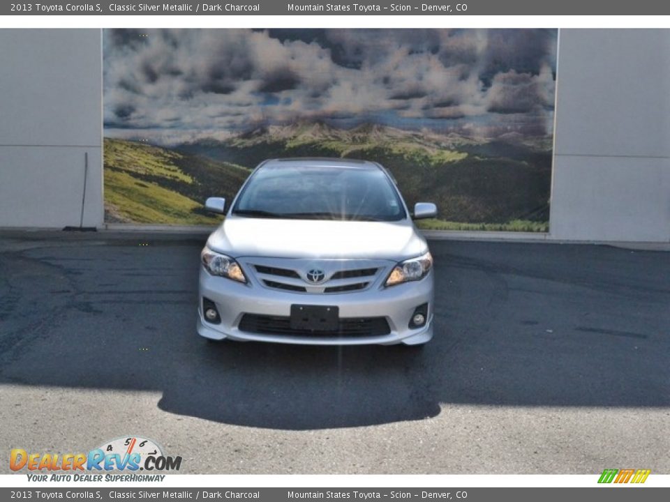 2013 Toyota Corolla S Classic Silver Metallic / Dark Charcoal Photo #6