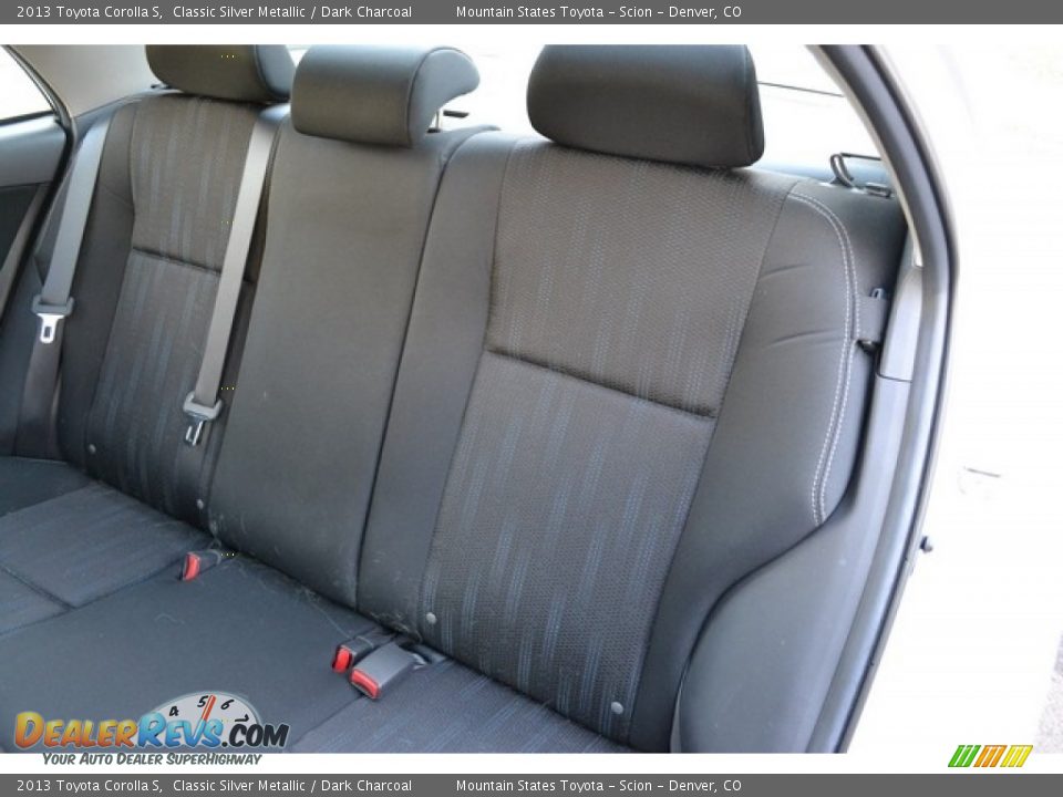 2013 Toyota Corolla S Classic Silver Metallic / Dark Charcoal Photo #8