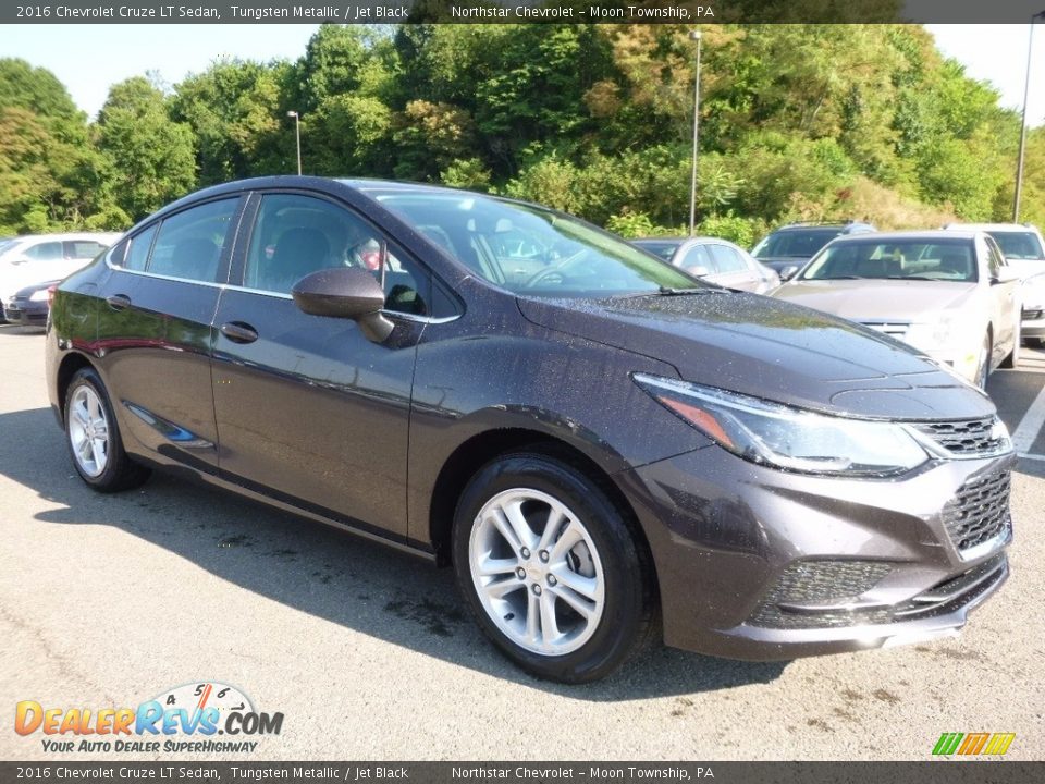 2016 Chevrolet Cruze LT Sedan Tungsten Metallic / Jet Black Photo #3