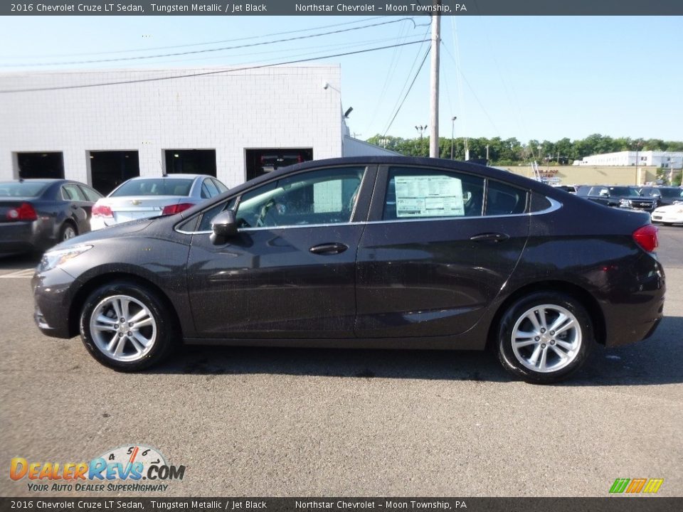 2016 Chevrolet Cruze LT Sedan Tungsten Metallic / Jet Black Photo #8