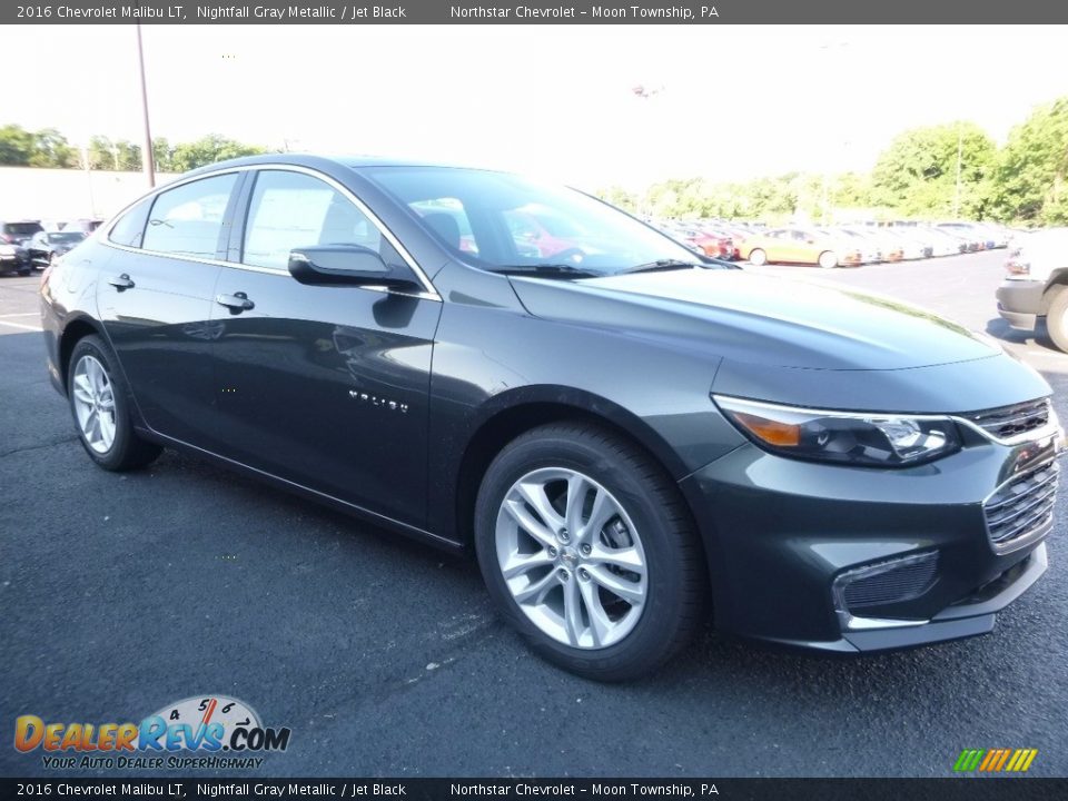 2016 Chevrolet Malibu LT Nightfall Gray Metallic / Jet Black Photo #3