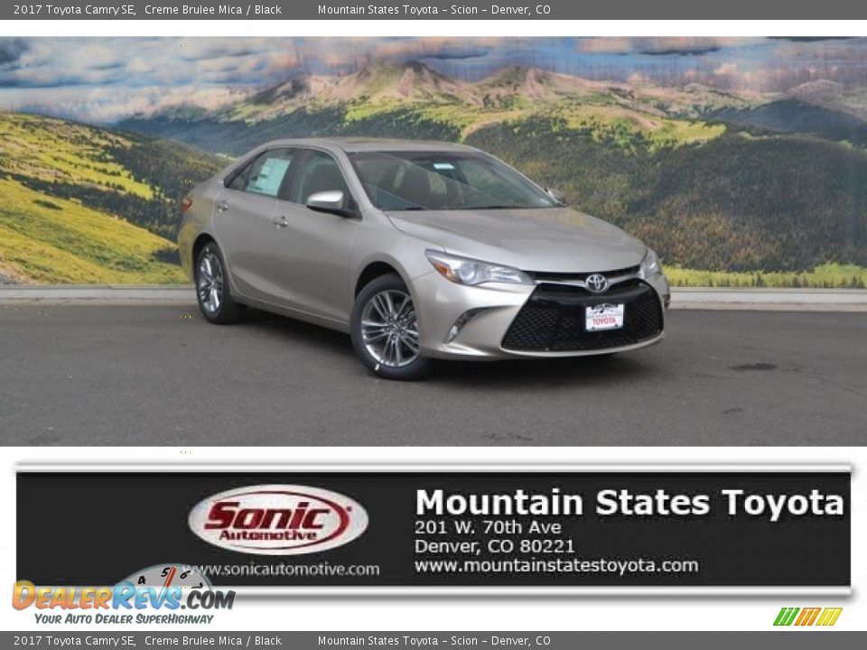 2017 Toyota Camry SE Creme Brulee Mica / Black Photo #1