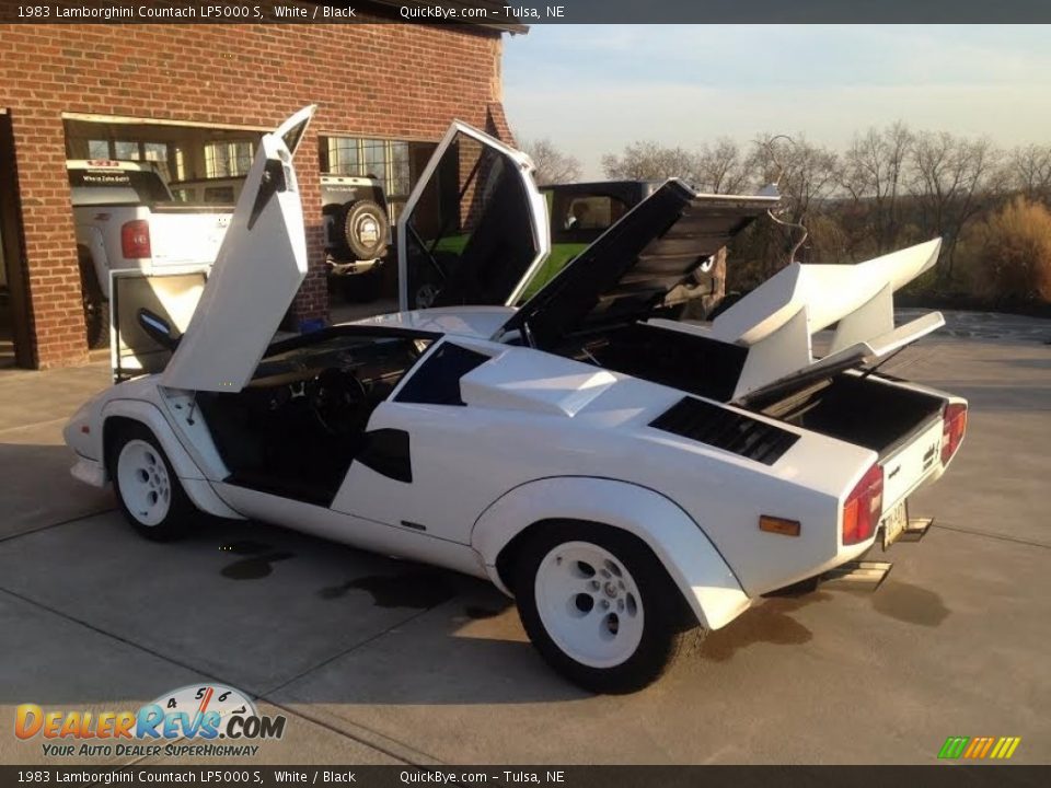White 1983 Lamborghini Countach LP5000 S Photo #2