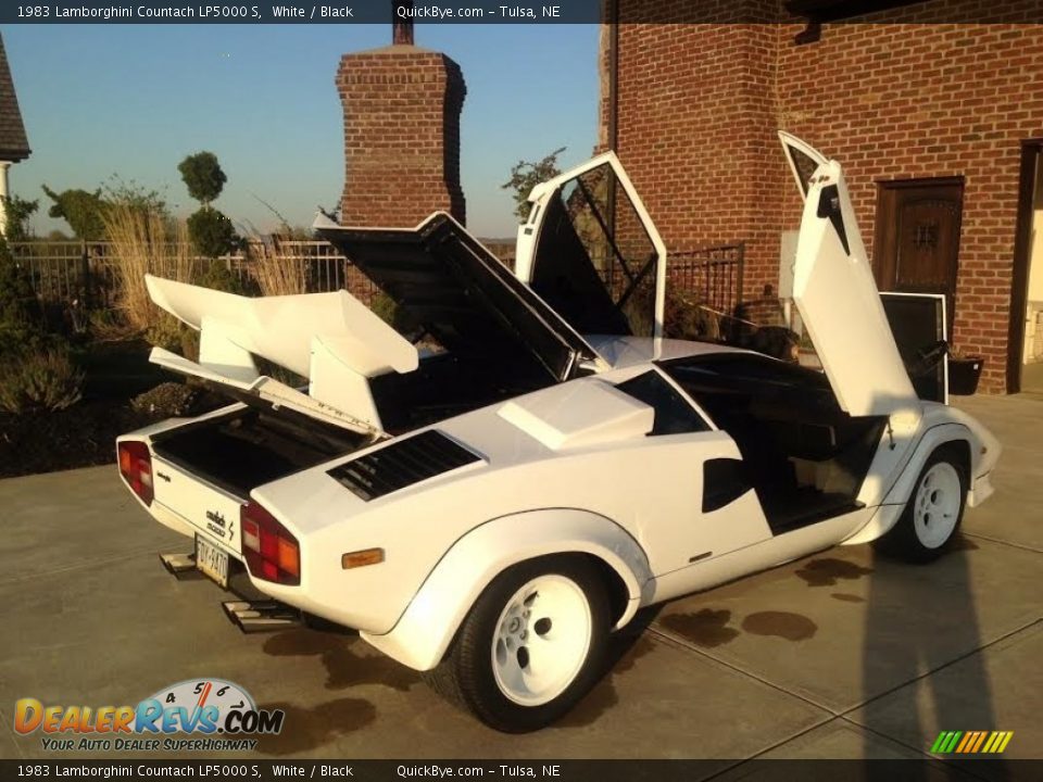 White 1983 Lamborghini Countach LP5000 S Photo #3